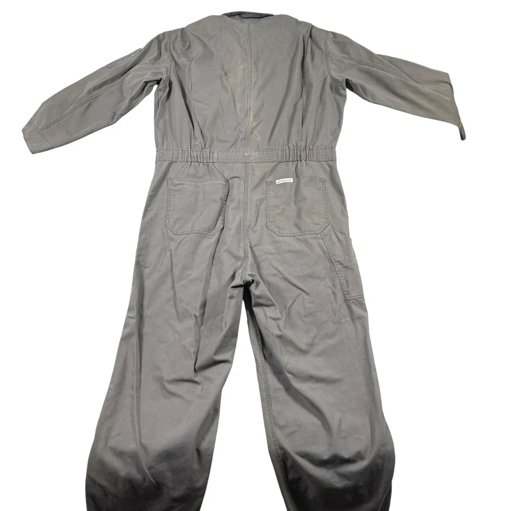 Vintage Walls Master Made Gray Long Sleeve Workwear Coveralls Size 44 Regular